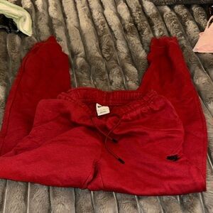 Nike Crimson Joggers xs